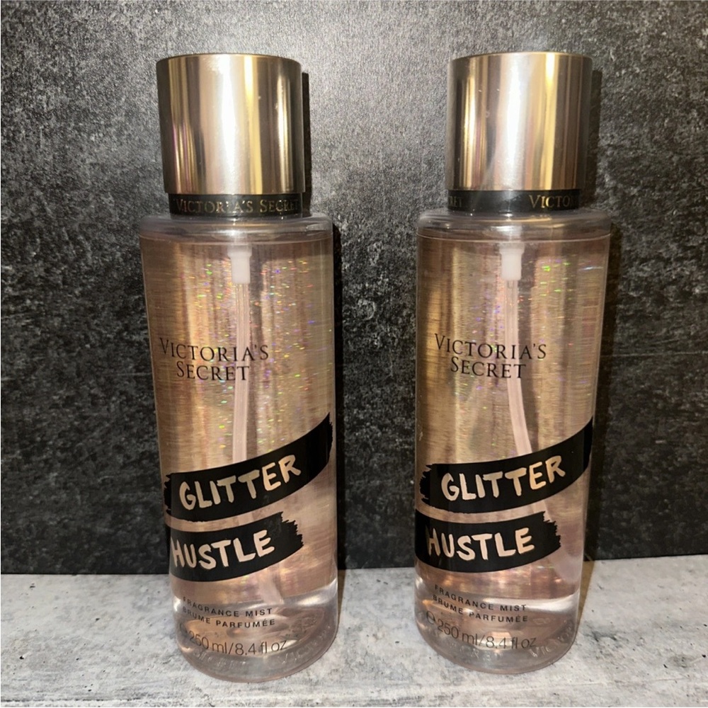 2 Lot Victoria's Secret Glitter Hustle Fragrance Mist 8.4oz